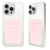 2PCS Silicone Suction Phone Mount, Hands-Free Holder for Selfies & Videos