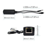 Active 48V To 5V 2.4A Poe Splitter Adapter With Micro Usb Plug, Ieee 802.3Af Compliant, For Tablets, Dropcam Or Raspberry Pi, Ipc, Ip Camera And More