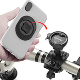 Bike Phone Mount,Motorcycle Phone Holder With Universal Adapter,Detachable Adjustable 360° Rotation Handlebar Clamp Compatible With Iphone Samsung Galaxy Google?Series C - 1St Gen?