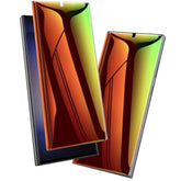 2 Pack For Samsung Galaxy S23 Ultra Privacy Screen Protector, Gradient Colorful Anti-Blue Light Anti-Spy Full Adhesive Flexible Film, Compatible Fingerprint Touch Sensitive 6.8”
