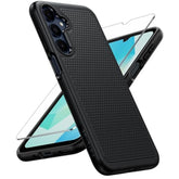 Rugged Dual-Layer Samsung Galaxy A16 5G Case Military-Grade Shockproof Black