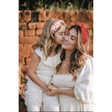 Valentine'S Day Headbands For Women Girls Heart Headbands Non Slip Cute Knotted Headband Fashion Women Head Bands For Hair Wide Top Knot Hairband For Women'S Hair Accessories