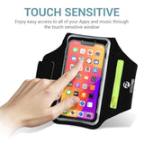 Sports Armband for iPhone & Galaxy - With AirPods Pocket & Key Holder