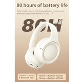 L50 Noise-Cancelling Headphones, Wireless Over-Ear Bluetooth Headphones, 50-Hour Playback Time, High-Resolution Audio, Bass, Memory Foam Ear Cups,