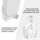 Outlet Wall Mount For Eero 7, No-Drill Plug Adapter With Hidden Cable Management, Space-Saving For Dual-Band Mesh System (1 Pack)