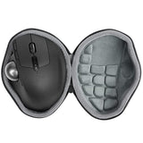 co2CREA Hard Case Replacement for Logitech MX Ergo S/MX Ergo Wireless Trackball Mouse (Black Case)