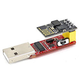 1Pc Esp8266 Esp-01S 4Mb Serial Wifi Wireless Transceiver Module + 1Pc Ch340G Programmer Usb To Esp-01 Wireless Adapter Module 4.5-5.5V