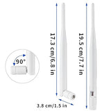 Dual Band 2.4Ghz 5Ghz 9Dbi Wifi Antenna With Pr-Sma Male Connector For Reolink Security Camera Dvr Recorder Wifi Router Surveillance Monitor (Pack Of 2),