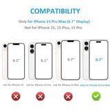 Onetop Compatible With Iphone 15 Pro Max Wallet Case With Card Holder, Pu Leather Kickstand Card Slots Case, Double Magnetic Clasp And Durable Shockproof Cover 6.7 Inch (Black)