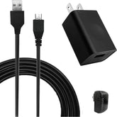 5V1A Power Adapter, Usb-A To Micro Usb Cable & Wall Charger Compatible Aquarium Led Lights, Android (Product Type May Vary)