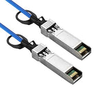10G Sfp+ Dac Cable Blue Sfp+ Direct Attach Passive Copper Twinax Cable Compatible With Ubiquiti 1M(3.3Ft), Storage Network Ethernet Copper Switch Cables