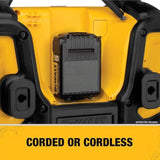 DEWALT 20V MAX Bluetooth Radio, 100 ft Range, Portable for Jobsites (DCR025)