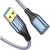 Usb Extension Cable 6.6Ft, Usb 3.1 Type A Male To Female Extender Cables High-