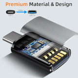 Usb To Usb C Adapter For Iphone 16 Charger 4 Pack,Usbc Female To A Male Otg Type C Converter For Apple Watch Ultra Iwatch 7 8 9 10,Iphone 16 15 14 13 Plus Pro Max,Airpods,Ipad,Car,Samsung S24