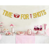 Time For Shots Banner,Nurses Call The Shots Banner,Nurse Graduation Party Decorations,Congrats Future Nurse Party Decor,I Will Stab You,2025 Nursing School Survivor Graduation Party Supplies Gold Red