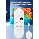 Upgraded Voice Remote for Google Chromecast 4K Snow TV GA Series Replacement