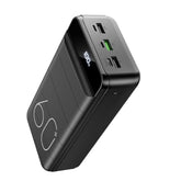 Power Bank 60000Mah 22.5W Fast Charging Portable Charger With Flashlight, 4 Outputs & 3 Inputs Led Display Huge Capacity External Battery Pack For Most Electronic Devices On The Market