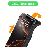 Wireless Charging Case For Iphone 16 Pro Max, 12000Mah High Capacity Portable Rechargeable Battery Case Qi Wireless Charging With Iphone 16 Pro Max (6.9 Inch) Extended Battery Charger Case (Black)