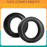 Ear Pads Ear Cushions Replacement Compatible With Sony New Gold Wireless Playstation Ps4 2018 Version Cuhya-0080 Headphone Protein Leather Earpads