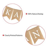 Burlap Ramadan Kareem Banner Muslim Fireplace Mantel Decoration Rustic Ramadan Kareem Bunting Banner For Mantle Fireplace Ramadan Party Decor Supplies