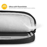 10 Inch Tablet Sleeve Messenger Laptop Bag - Water Resistant For 9.7-11" Ipad Pro/Surface Go 3/10.5" Galaxy Tab A, Black