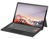 Surface Pro 7/7 Plus/6/5/4/3 12.3 Inch Keyboard, Bluetooth Keyboard With Touch Pad & Lighting Keys Compatible With Surface Pro 12.3", Ultra-Slim Wireless Keypad For Windows 11