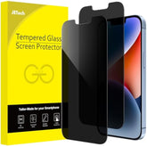 JETech Privacy Screen Protector for iPhone 14 Plus 6.7-Inch, Anti Spy Tempered Glass Film, 2-Pack