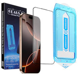 2-Pack Screen Protector For Iphone 16 Pro Max, 9H Tempered Glass, High Definition Clear, Full Coverage, Anti-Fingerprint, Auto Dust-Elimination, No Bubble, Easy Installation