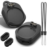 Charger Adapter For Garmin Watch, Portable Replacement Charging Cable Dock Stand For Garmin Watch (Black+Black)