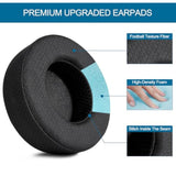 Replacement Ear Pads Cushion And Headband Cover For Corsair Virtuoso Rgb Wireless Se Xt Gaming Headset, Headphones Protector, Easy Installation, Premium Material & Black