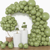 Sage Green Balloon Garland Kit: 129 Piece Party & Event Decor