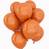 50PCS 12" Burnt Orange Balloons – Birthday, Baby Shower, Jungle & Safari Party Decor