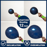 142PCS Navy Blue and Silver Balloons in Various Sizes for Garland or Party Decor