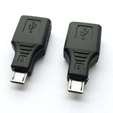 Usb 2.0 Micro Usb Male To Usb Female Otg Adapter (2 Pack)