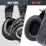 Audio Technica Ath-M50X Earpads, Replacement Ear Pads For Audio Technica Ath M50X M40X M30X M20X Sx1 Msr7 Professional Studio Monitor Headphones Ear Cushion