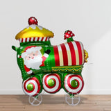 Walking Christmas Balloons, Self-Standing Foil Balloons For Christmas Party Decorations, New Year, Birthday Party Supplies