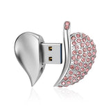 High Speed Usb 3.0 Flash Drive,Cute Romantic Heart Shape Usb Memory Stick,Thumb Drive For Photos, Music, Files Storage (Pink, 64, Gb)