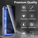 3+3 Pack Privacy Screen Protector Designed For Google Pixel 9A With 3 Pack Camera Lens Protector,Full Coverage Anti-Spy Tempered Glass Film,9H Hardness,Bubble Free,Easy To Install