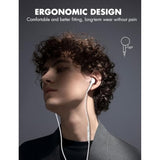 Wired Earbuds,?Ultra Clear Calls & No Noise? Headphones Earbuds Wired 3.5Mm, In-Ear Earphones With Mic, Compatible With Iphone/Ipad/Android/Laptop/Pc ?2 Pack?