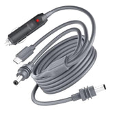 Starlink Mini Cable 3 In 1 Starlink Mini Usb C To Dc Power Cable 100W Usb Type-C Car Cigarette Lighter Dc Power Cord 18Awg Waterproof Work With 100W+ Pd Supply