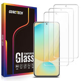 [3-Pack Screen Protector for Samsung Galaxy S24 FE 5G Tempered Glass, Bubble Free, Easy to Install, 9H Hardness