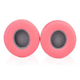 Solo 2/3 Wireless Earpads - Replacement Ear Cushion Cover Pad Compatible For Beats By Dr. Dre Solo3.0 Solo 2.0 Wireless On-Ear Headphones (Pink/Psychedelic Red)
