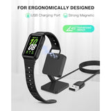 Charger Dock For Samsung Galaxy Fit 3, Magnetic Charging Stand Base With 3.3 Feet Charger Cable, Portable Charge Station Only Compatible With Galaxy Fit 3 Smartwatch