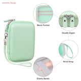 Carrying Case For Gl.Inet Gl-Mt3600Be (Beryl 7)/ Gl-Mt3000 (Beryl Ax)/ Gl-Axt1800 Portable Travel Router, Pocket Wifi Hard Travel Bag, Mini Mobile Hotspot Router Storage Holder, Green