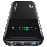 140W Power Bank, 27000Mah High Capacity Laptop Portable Charger, Usb C In&Out Tablet Powerbank, Digital Display Phone Charger, Travel Charger Compatible With Iphone 16, Ipad, Macbook, Laptop Etc.