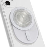 Oval Magnetic Phone Grip – Magsafe Compatible, Translucent Design, Slim And Lightweight, Grip And Stand For (Transparent)