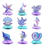 9 Pcs Wildflower Honeycomb Centerpieces – Spring Floral Table Decorations For Wedding, Baby Shower, Birthday Party & Garden Theme Decor