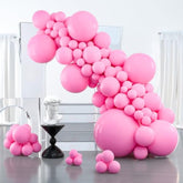 127pcs Pink Balloon Arch Kit with 36-5in Balloons for Party & Baby Shower