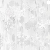 Snowflake-Snow White-Silver Christmas Party-Decorations Streamers - 52Ft White Winter Wonderland Frozen Hanging Paper Garland Banner,Birthday Wedding Baby Shower New Year Supplies Decor