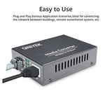 10G Ethernet Media Converter, 1X 100M/1G/2.5G/5G/10Gbase-T Rj45 To 1X 10Gbase-X Sfp+ Slot, Supports 10G Sr/Lr/10G-T Module,10G Fiber Ethernet To Copper Utp Media Converter